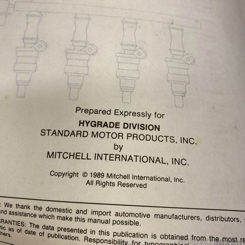 1989 Hygrade Division Electronic Fuel Injection Diagnostic and Testing Manual - Bild 2 von 5