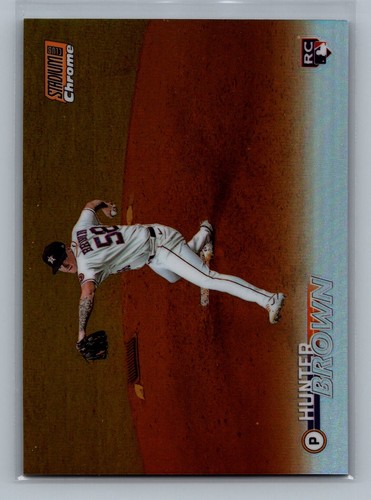 2023 Stadium Club Hunter Brown Orange Chrome /99