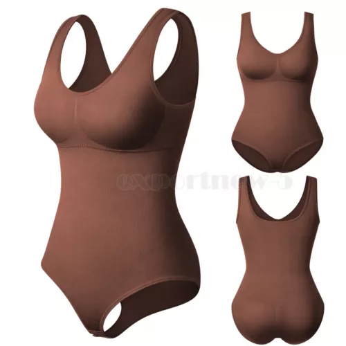 Shapewear Body Tank Tops Damen Bauchkontrolle Taille Trainer Ganzkörper Shaper - Bild 16 von 41