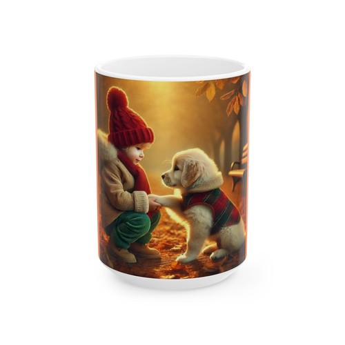 Ceramic Mug - A Dog's Love is Unconditional! - Picture 2 of 9