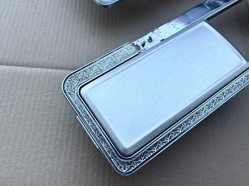 1977-1980 Chevy GMC Truck OE Lace Deluxe Door Panel Insert Trim and Aluminum - Picture 9 of 17