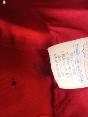 Vintage Kansas City Chiefs Corduroy Starline Red Hat - Picture 8 of 9