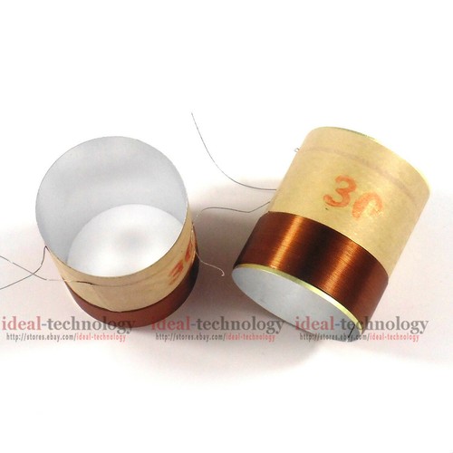 2pcs 30.5mm Voice coil Copper wire 8 Ohm For Loudspeaker Repair - Picture 2 of 5