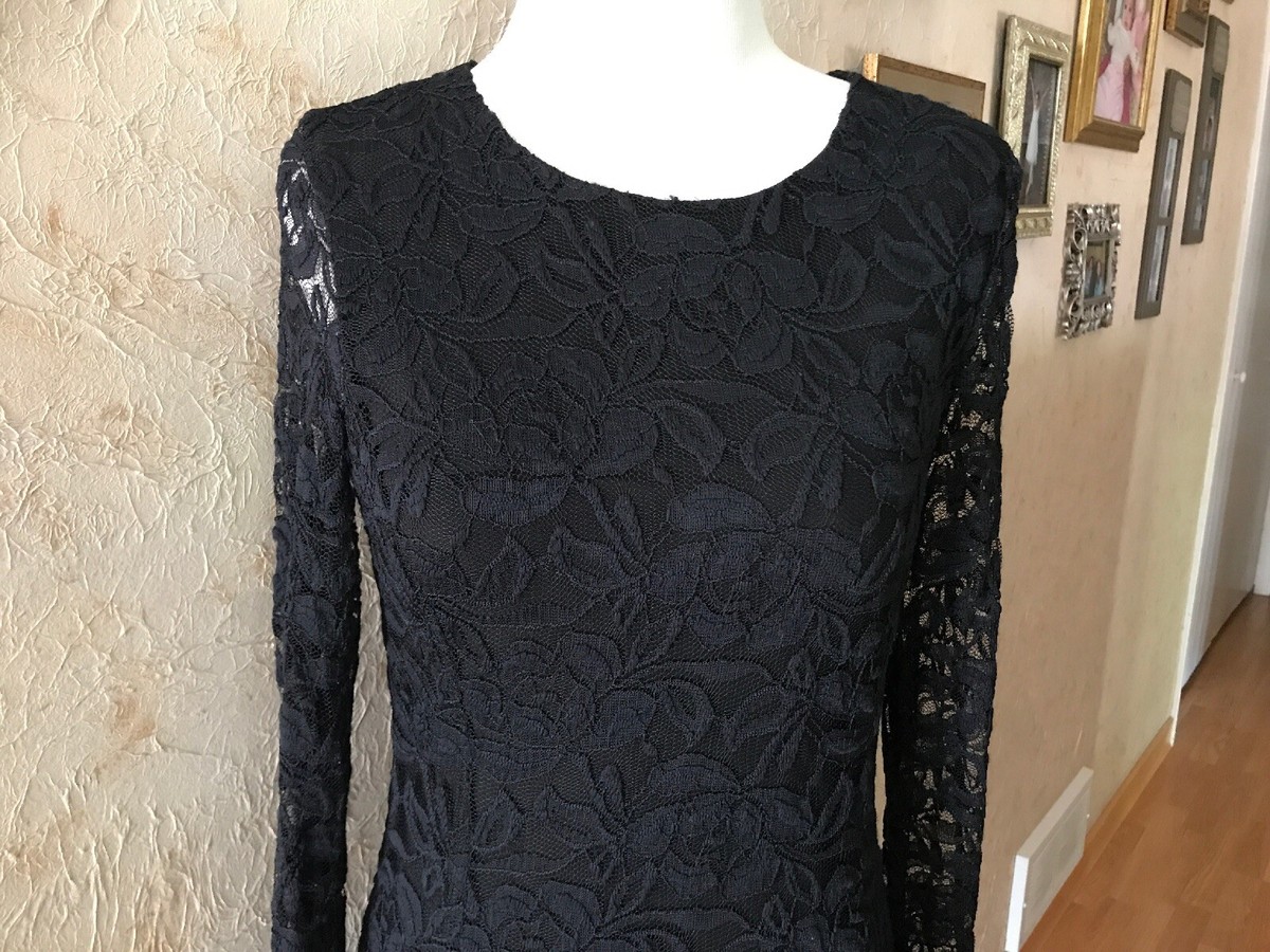 alexis black lace dress Natalina Dress – Alexis main image 1