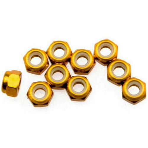 M2/M3/M4/M5/M6 Colorful Nylon Insert Self-Lock Nuts CNC Aluminum Nut 10-100PCS - Picture 21 of 37