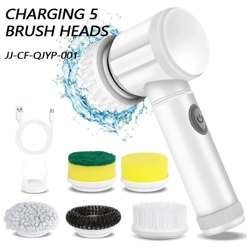 Electric Cleaning Brush for Kitchen and Bathroom Power Scrubber For Bathtub New