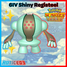 6IV REGISTEEL ⚡ Pokemon SCARLET and VIOLET - Hoenn Legendary lv100 + EV Trained
