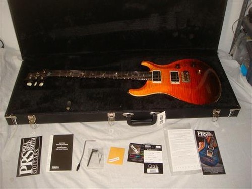 PRS CORE 10 TOP 35th ANNIVERSARY CUSTOM 24 1-PIECE FLAME-TOP ORANGE FADE - 第 1/24 張圖片