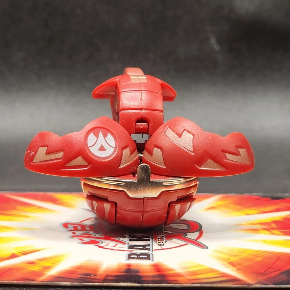 Bakugan Pyrus Delta Dragonoid metal classic spin master OG VHTF - Image 3 of 4
