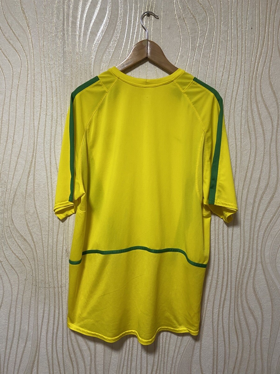 00s 当時 NIKE ブラジル代表 2002 ホーム ユニフォーム タイ製 BRAZIL 2002 2004 HOME FOOTBALL SHIRT SOCCER JERSEY NIKE sz XL MEN