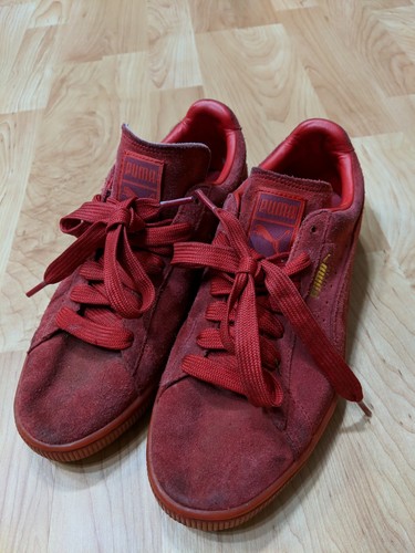 puma suede classic mono red
