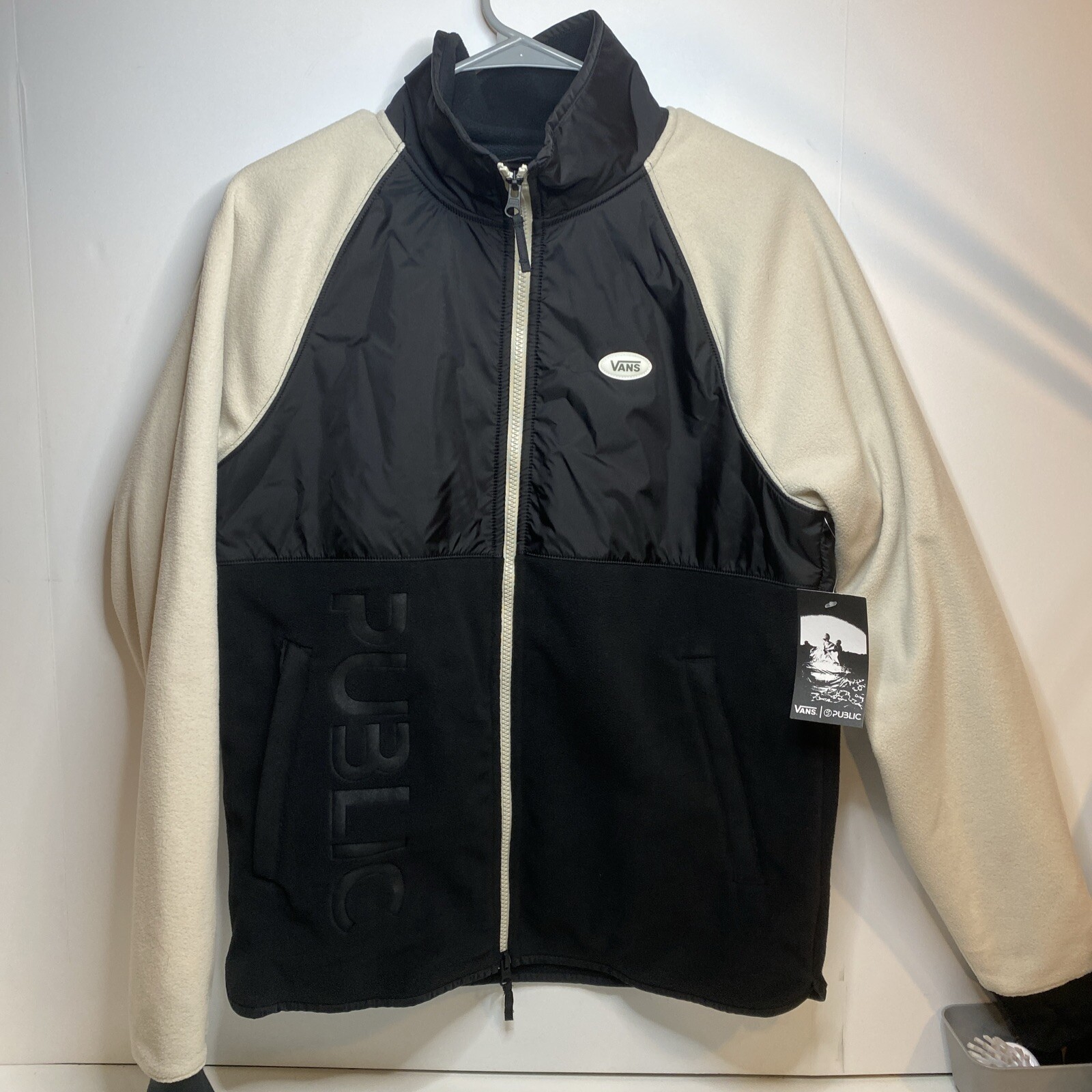 VANS x PUBLIC Snow Fleece Jacket Size S New With Tags NWT-image