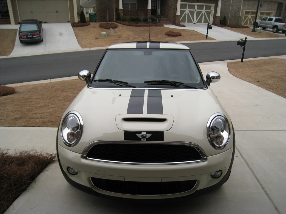 Mini Cooper 5" Vinilo Gráfico Calcomanía Adhesiva Rayas Carreras 1 o 2 Colores 30 PIES Foto 3 de 4