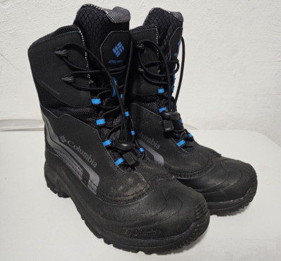 Columbia Youth Bugaboot Plus IV Omni-Heat Boot Boy's Size 7 Black