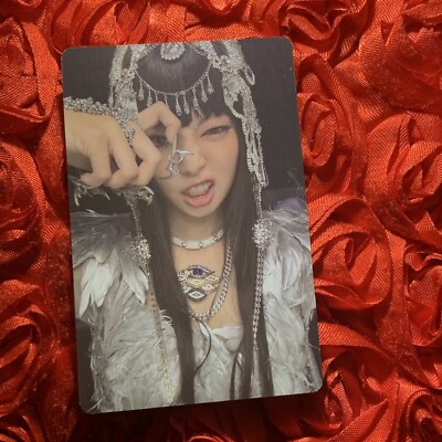 Jennie Fire BLACKPINK KPOP Idol Girl Photo Card Winks Zen