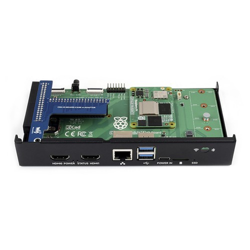 Raspberry Pi CM5 IO Expansion Board Enclosure Metal Heat Dissipation EnclosureU1 - Picture 10 of 15
