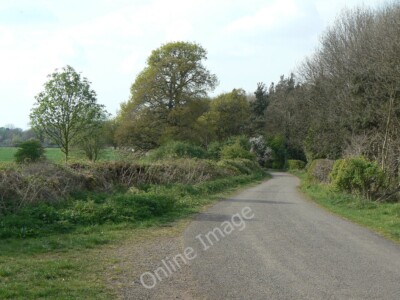 Photo 6x4 Back Lane Thorpe Acre Even looking at old maps it is not clear  c2011