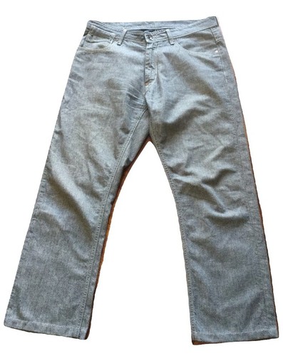 Woolrich jeans da uomo Pantaloni Ampio Cotone Pants Trousers Blu Taglia 31  | eBay