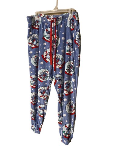 Minnie Mouse & Stitch Disney Bundle of 2 Pajama Pants Women’s Size XL Lounge - Picture 16 of 22