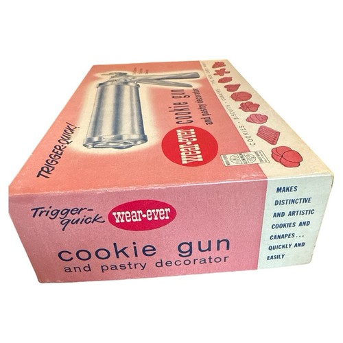Vintage 1953 Wear Ever Cookie Press Pastry Decorator Aluminum Original - Picture 5 of 11