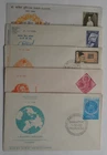 STAMPMART : INDIA 5 ZAKIR HUSAIN AZAD HIND GHALIB RAVIDAS IGC FIRST DAY COVER
