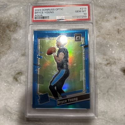 2023 Panini Donruss Optic Bryce Young Rated Rookie Aqua Prizm /299 #213