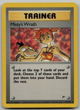 Misty's Wrath Uncommon Gym Heroes 114/132 NM