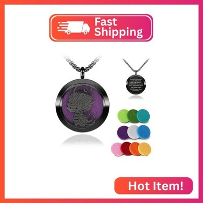 Aromatherapy Diffuser Necklace-Dinosaur Essential Oil Necklace,Aromatherapy Diff