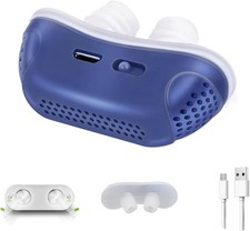 Rechargeable Anti Snoring Device   Nasal Sleep Aid with Dual Airflow Technology