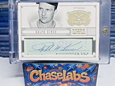 2012 RALPH KINER AUTO Panini National Treasures Immortal Cuts 2 /99 #6 Pirates