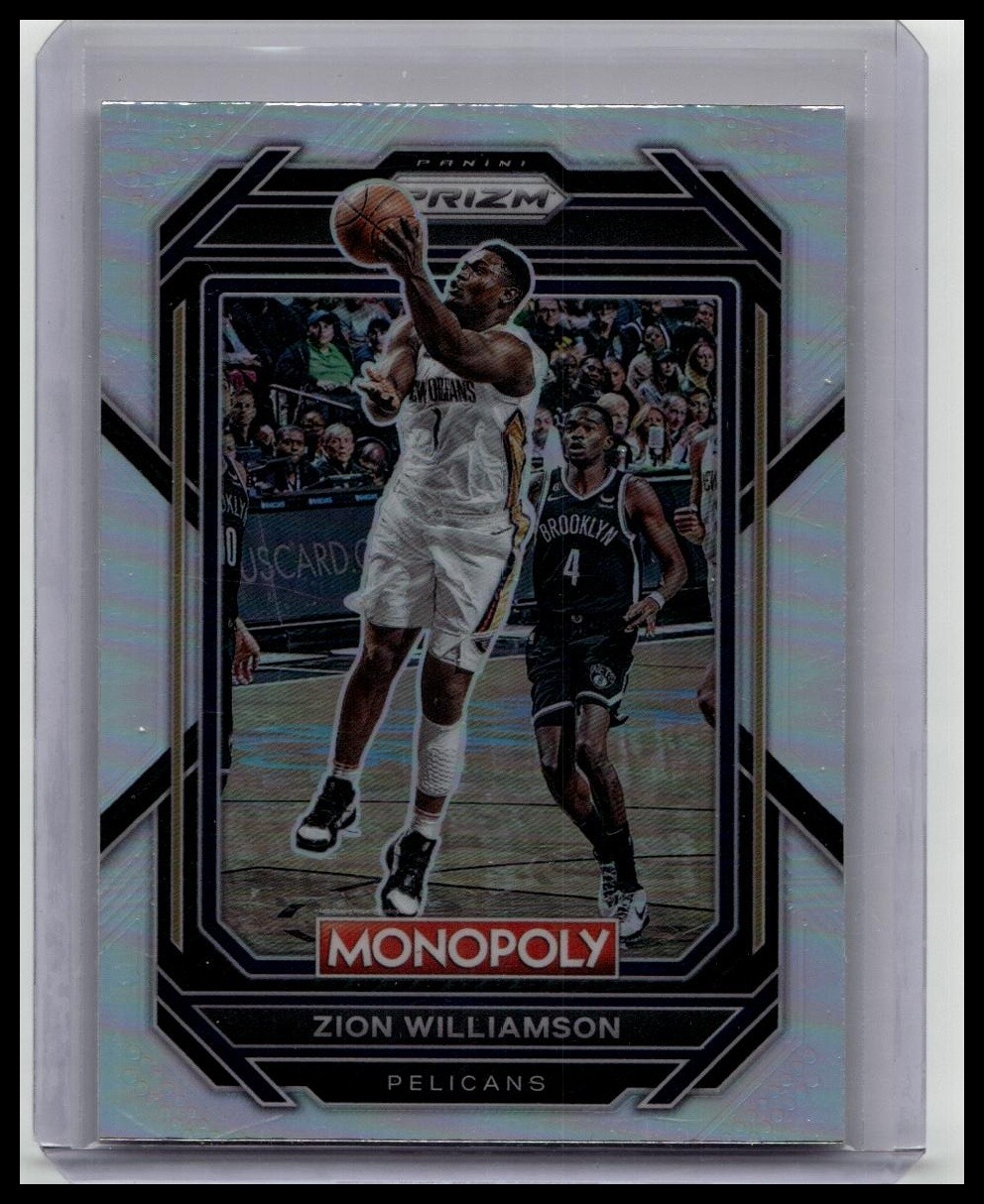 2022-23 Panini Prizm Monopoly #55 Zion Williamson Silver