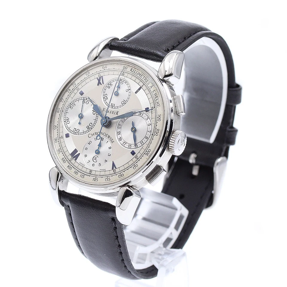 Chronoswiss Klassik CH7443 Chronograph Silver Dial Automatik Herrenuhr_772894 - Bild 2 von 4