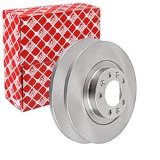 2X FEBI BREMSSCHEIBEN Ø290mm HINTEN PASSEND FÜR CITROËN C4 C5 JUMPY SPACETOURER