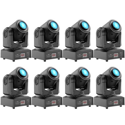 Moving Head Stage Lighting 120W RGBW LED DJ DMX Spot Beam Bar Disco Party Lights
