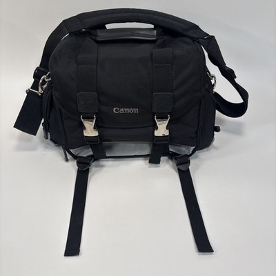 Canon 200DG Digital SLR Large Camera & Lens Case Gadget Bag Black Shoulder Strap