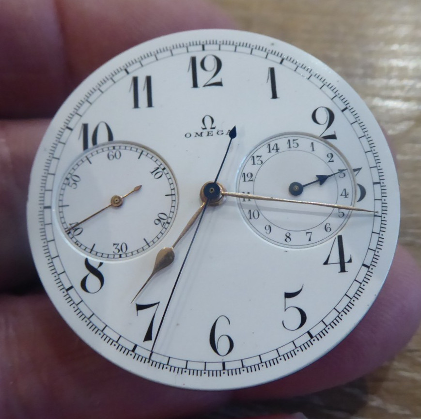 GENTS POCKET MOVEMENT OMEGA VINTAGE CHRONOGRAPH WATCH - vintagewatches.pk