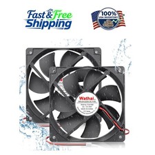 High-Speed 120mm 12V Exhaust Fan Set - 77CFM Airflow, Quiet Effective Cooling