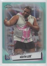 2021 Topps Chrome WWE Aqua Refractor /150 Keith Lee #23 1m8