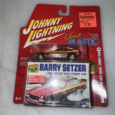 Johnny Lightning Classic Plastic Barry Setzer 1971 Chevy Vega