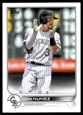 2022 Topps Series one Dom Nunez Colorado Rockies #193