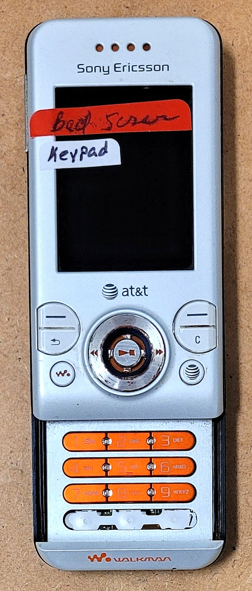 Sony Ericsson Walkman W580i - White and Orange ( AT&T ) Rare