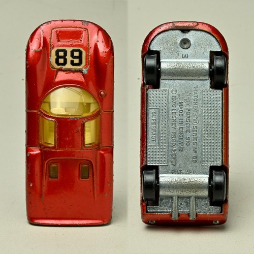 Matchbox Superfast No.68 Porsche 910 Die-cast Model Car, Made in England in 1970 - Picture 8 of 8