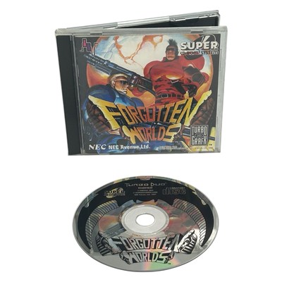 Forgotten Worlds (TurboDuo/TurboGrafx CD, 1992) CIB Complete w/ Manual Tested