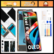 OLED Screen Replacement for Google Pixel 6 Pro - LCD Touch Assembly with Frame,