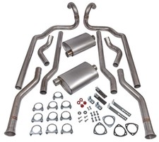 Jegs 30526 Header-back Dual 2-12 In. Exhaust Kit 1973-1977 Chevelle