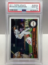 2011 TOPPS UPDATE BRANDON CRAWFORD #US234 RC PSA 10 GEM MT