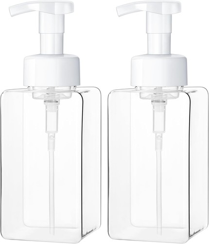 Dispenser di Sapone Schiumogeno, 15 Oz Dispenser di Schiuma per Bagno e Trasparente - Foto 1 di 7