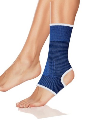 FUßBANDAGE S/M/L/XL elastisch Sprunggelenkbandage Knöchelstütze Fußgelenk 