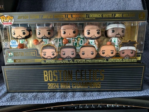 NBA Champions 2024 Boston Celtics Funko Pop 5-Pack Exclusive