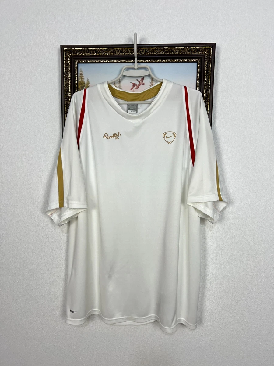Ronaldinho White International Club Soccer Fan Apparel and